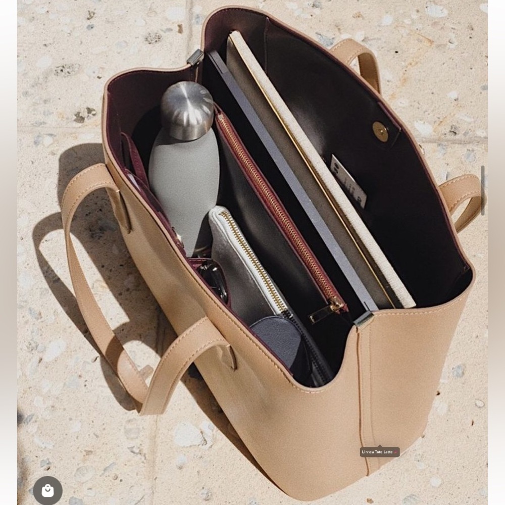 Freja NYC Linnea Taupe Tote Bag with Duster Bag - Picture 7 of 16